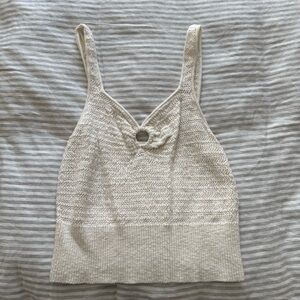 Abercrombie & Fitch Cream Knit Camisole